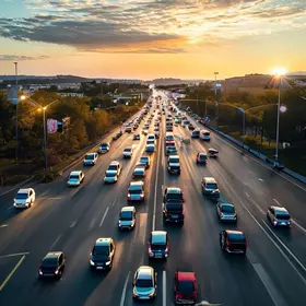 trânsito no Plano Piloto e no Guará