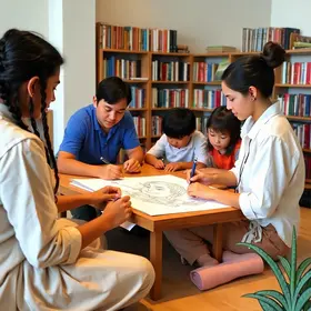 oficina de desenho e contação de histórias