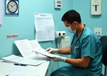 solicitar exames e prontuários