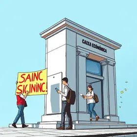 greve bancários Caixa