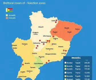 votos por local de votação em Brasília