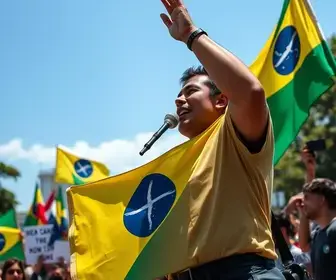 ato em apoio a Lula